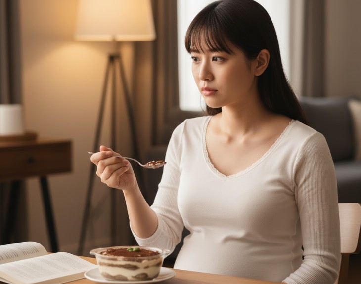 妊婦はティラミスを食べていい？リスクと注意点