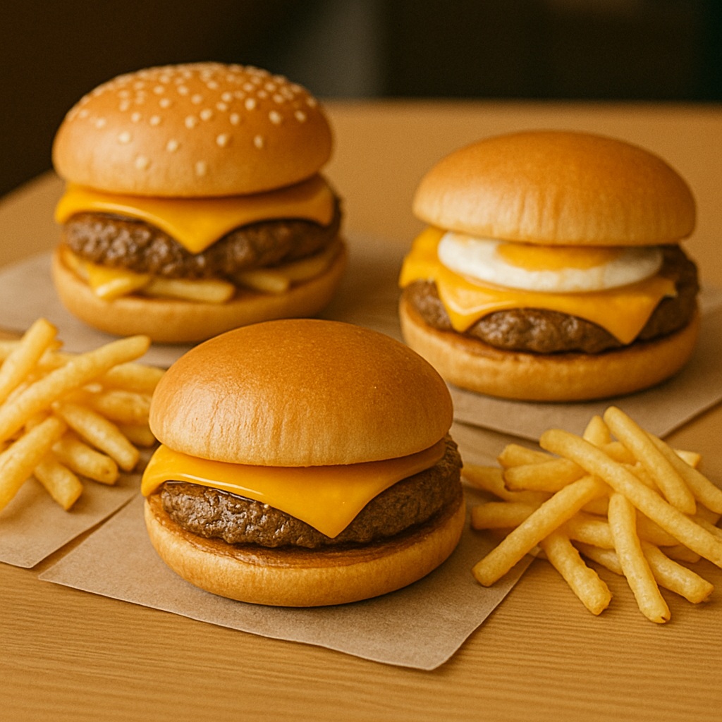 チーズバーガーセットの代替メニュー