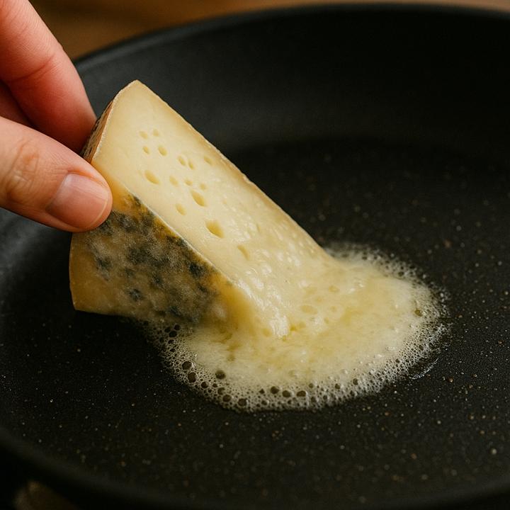 酸っぱい匂いのチーズを加熱すれば食べられるのか？