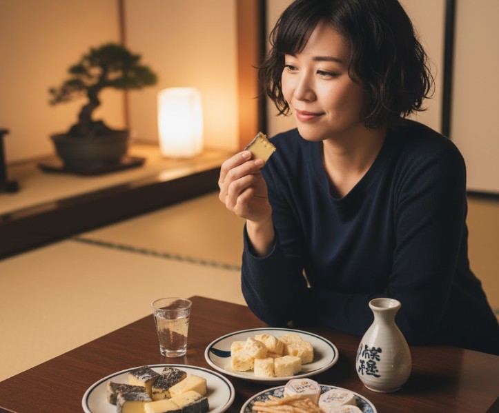 日本酒に合うカズチーなどの珍味系